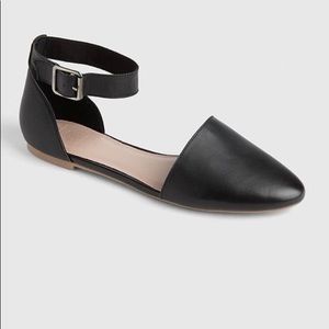 GAP true black ankle strap d’orsay shoes